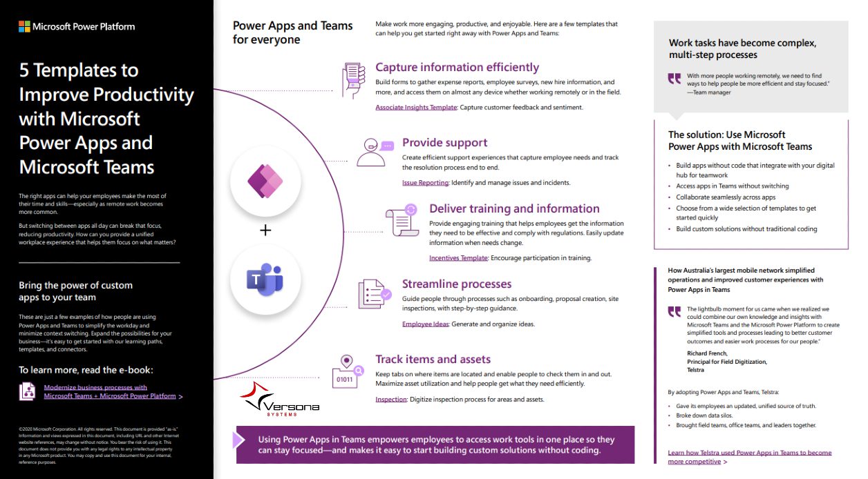 Increase productivity and reduce costs